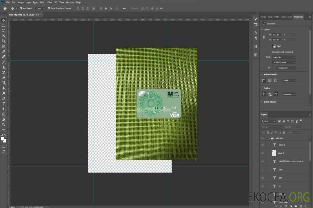 Photolook de la carte visa de la Banque d'Afrique du Bénin avant template Photolook de la carte visa de la Banque d'Afrique du Bénin avant template